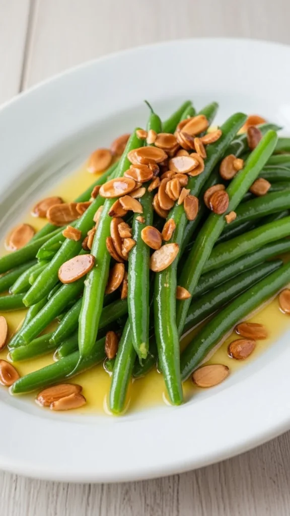 Make-Ahead Green Bean Almondine