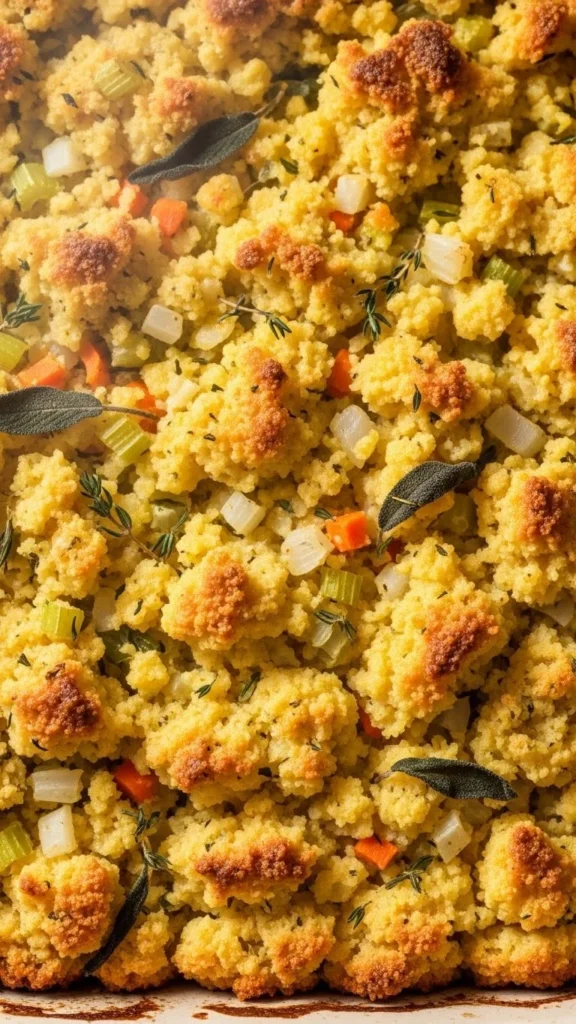 Make-Ahead Holiday Cornbread Stuffing