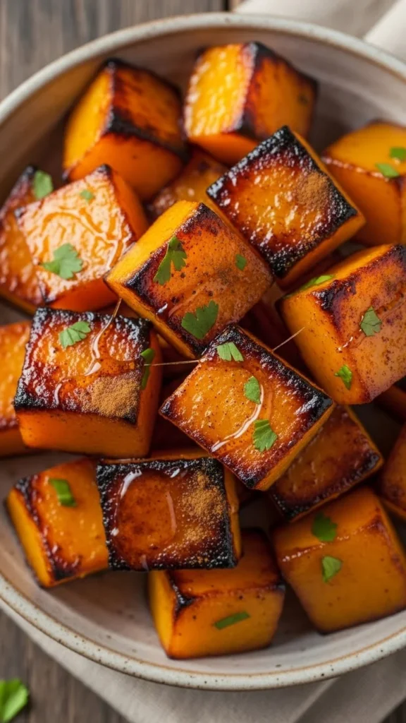 Roasted Butternut Squash Cubes