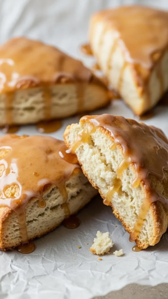 Maple Glazed Scones