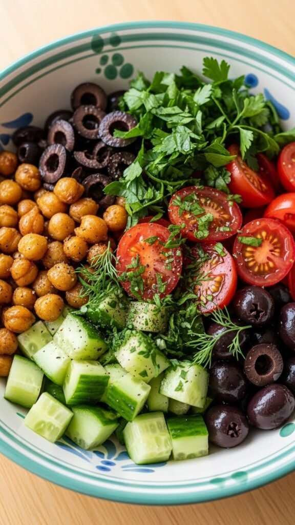 Mediterranean Chickpea Bowls