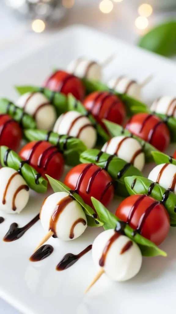 Mini Caprese Skewers
