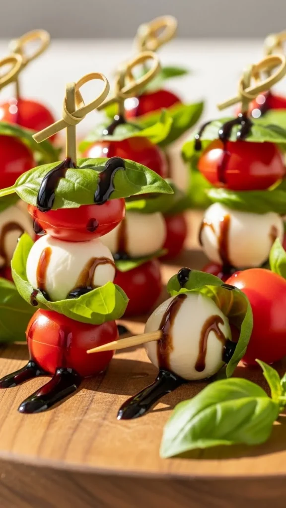 Mini Caprese Skewers