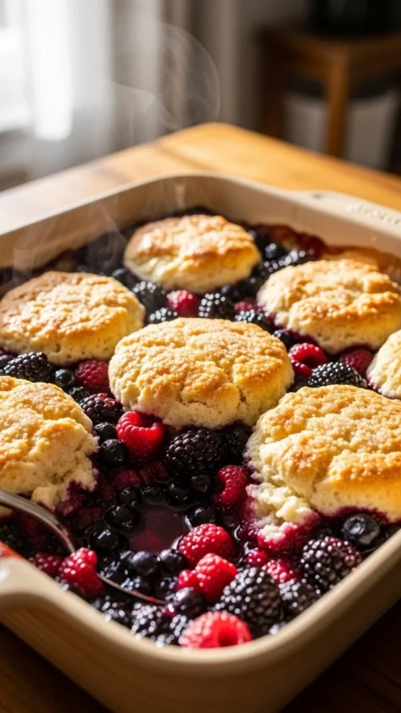 Morning Berry Cobbler Bake