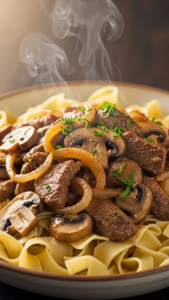 Mushroom Stroganoff