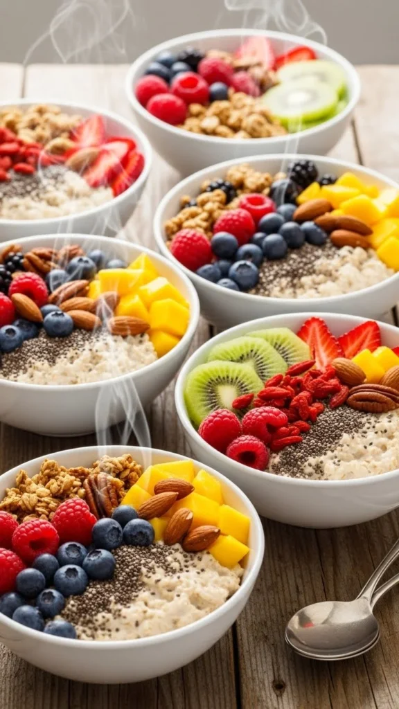 New Year Vegan Breakfast Bowls