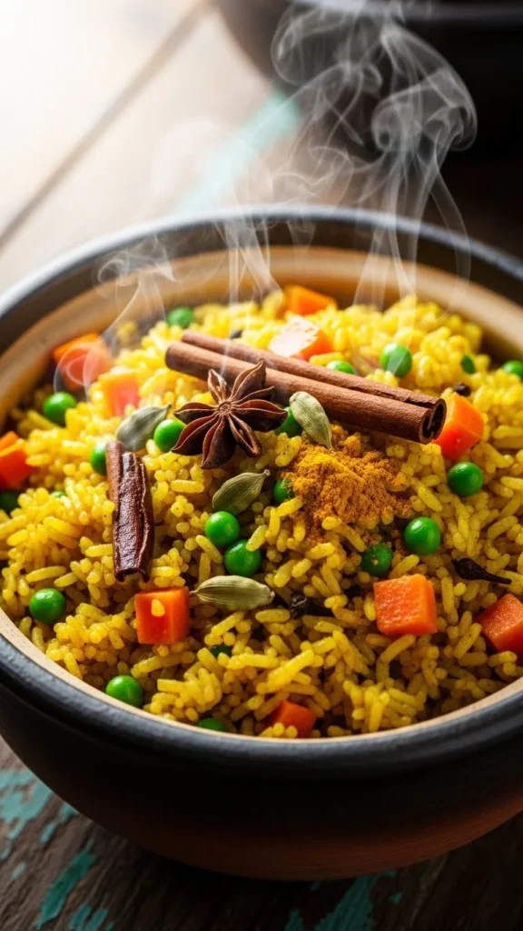 One-Pot Curry Rice with Veggies