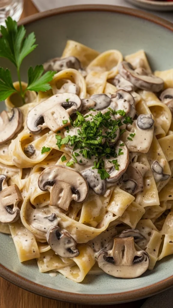 One-Pot Mushroom Stroganoff