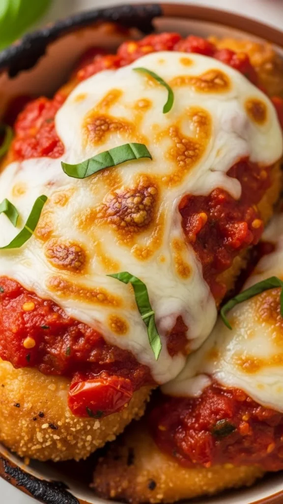 Oven-Baked Chicken Parmesan Style