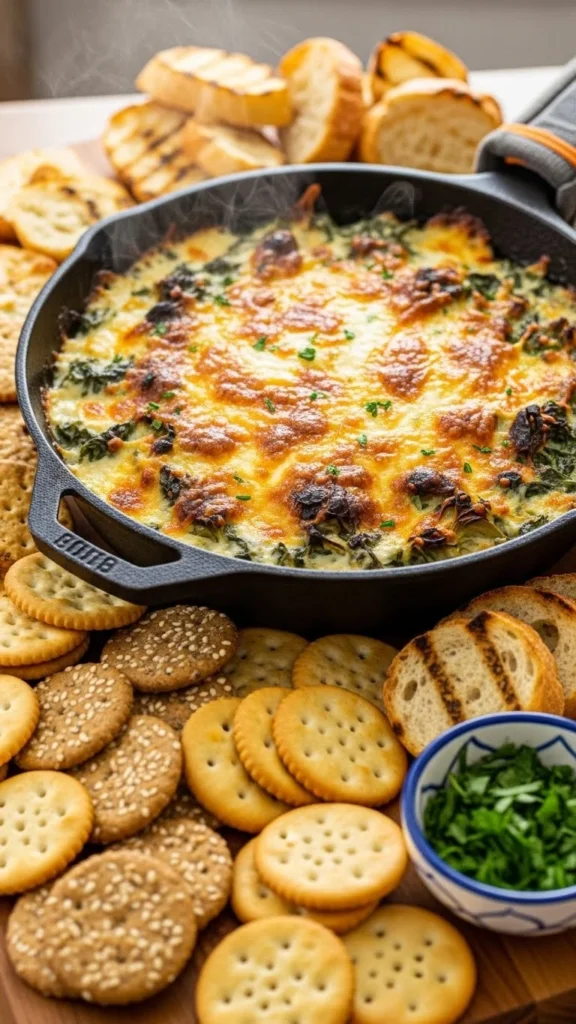 Overnight Spinach Artichoke Dip
