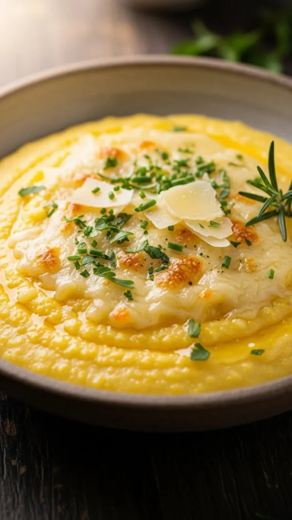 Parmesan Polenta with Herbs