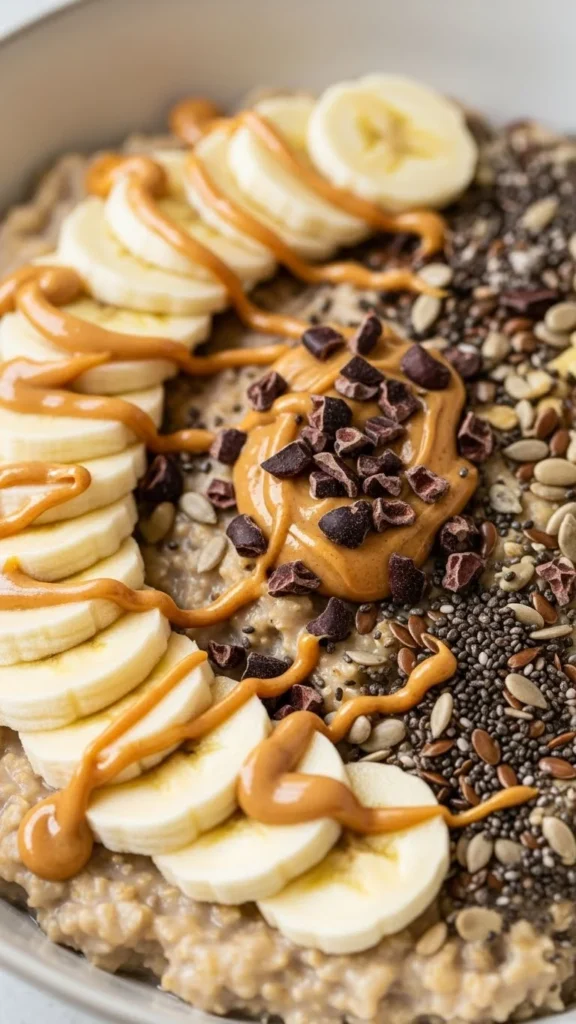 Peanut Butter Banana Power Bowl