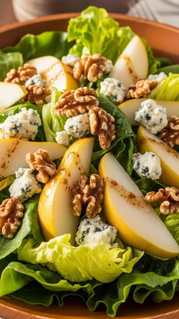 Pear, Walnut & Blue Cheese Salad