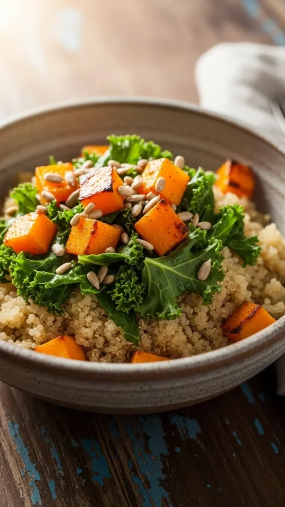 Quinoa Bowl with Roasted Butternut Squash