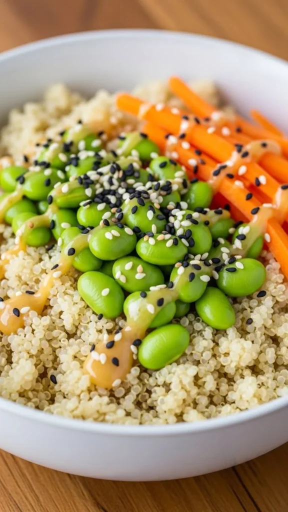 Quinoa & Edamame Bowl