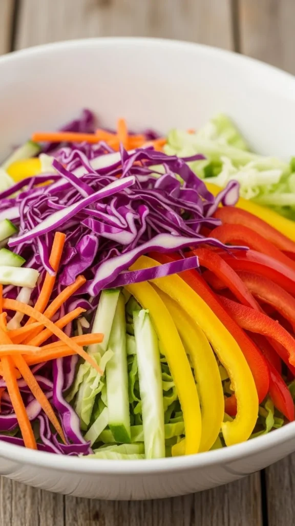 Rainbow Crunch Slaw