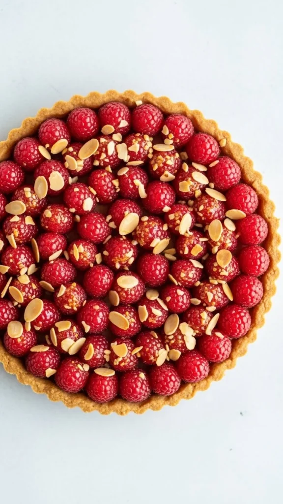 Raspberry Almond Breakfast Tart
