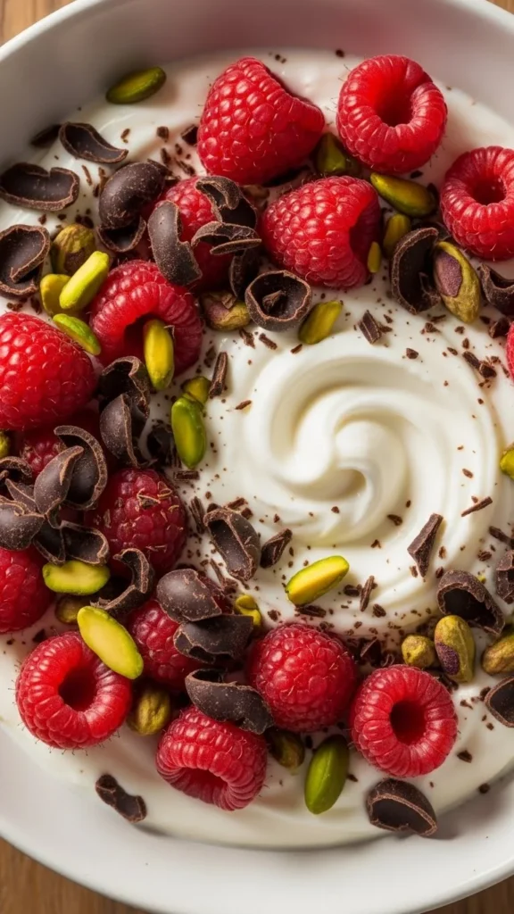 Raspberry Dark Chocolate Bowl