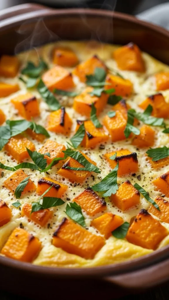 Roasted Butternut Breakfast Bake