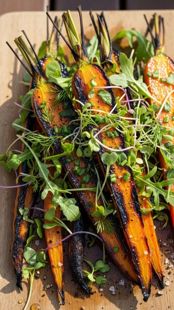 Roasted Carrot & Herb Salad