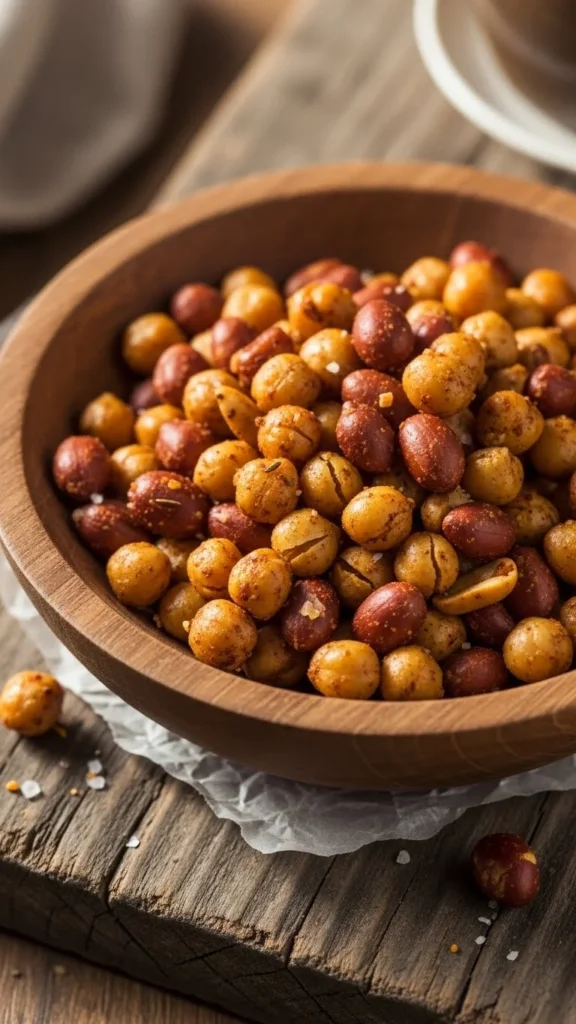 Roasted Chickpea & Peanut Crunch Mix