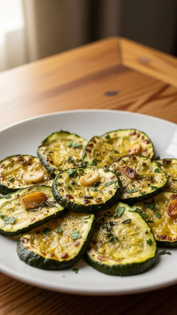 Baked Zucchini Rounds
