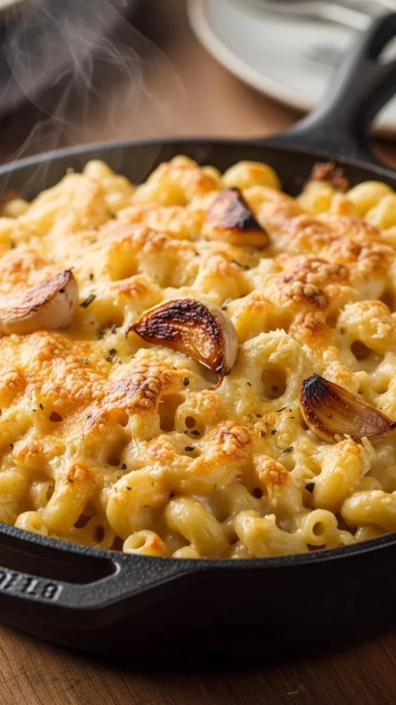 Roasted Garlic Mac and Cheese