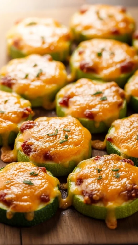 Roasted Parmesan Zucchini Coins