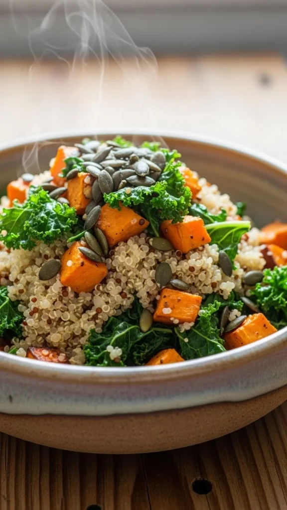 Roasted Sweet Potato & Quinoa Bowl