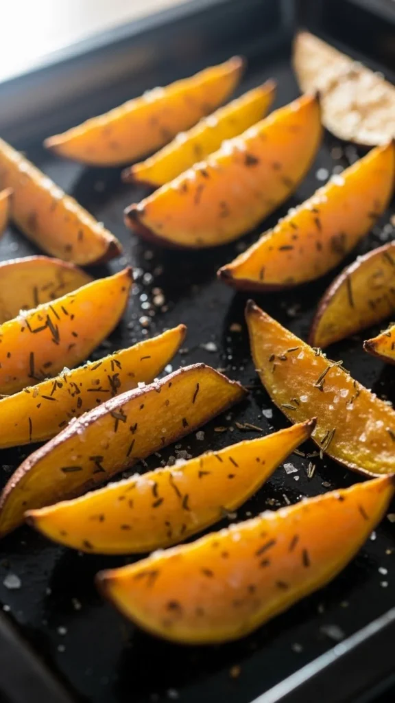 Roasted Sweet Potato Wedges