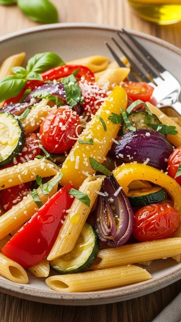 Roasted Vegetable Pasta Primavera