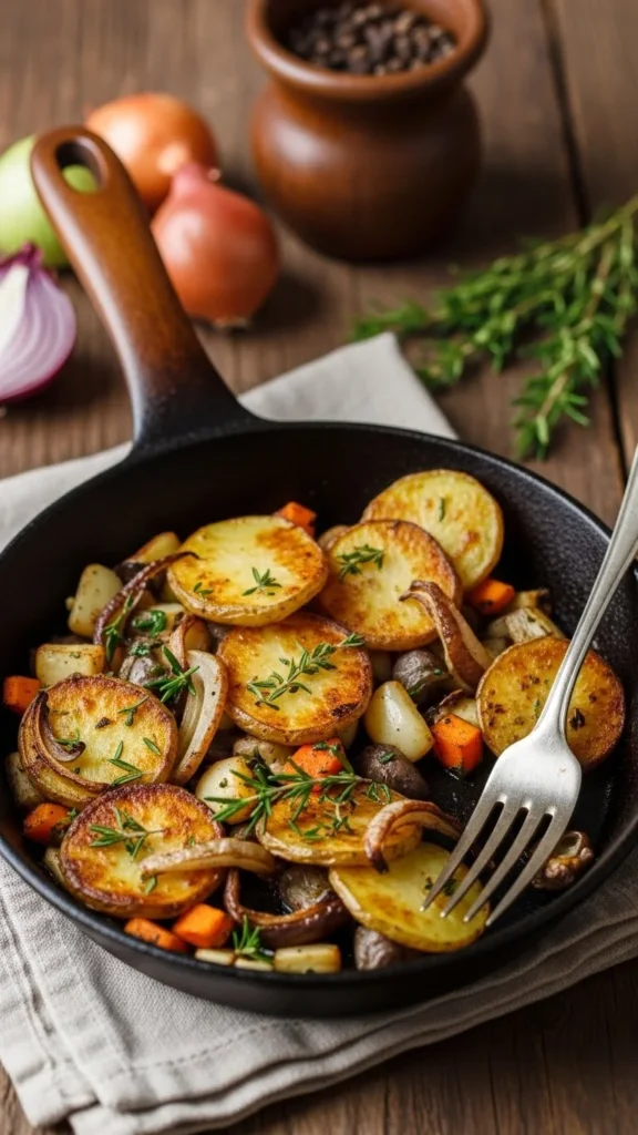 Rustic Potato & Herb Skillet