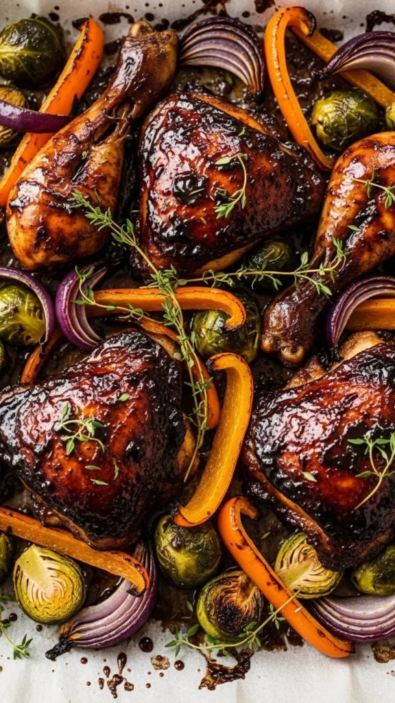 Sheet-Pan Balsamic Chicken & Veggies