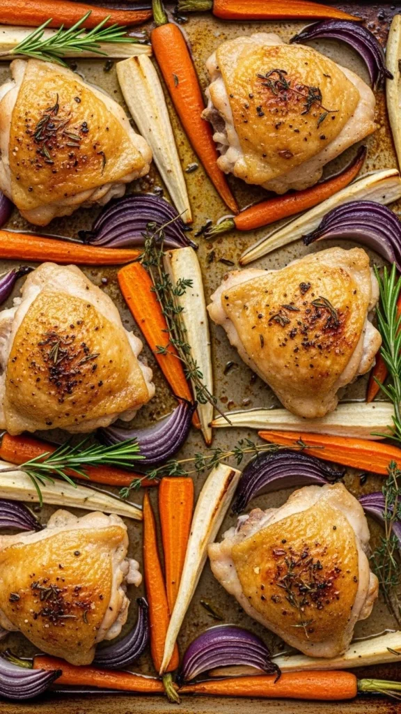 Sheet-Pan Chicken & Root Vegetables