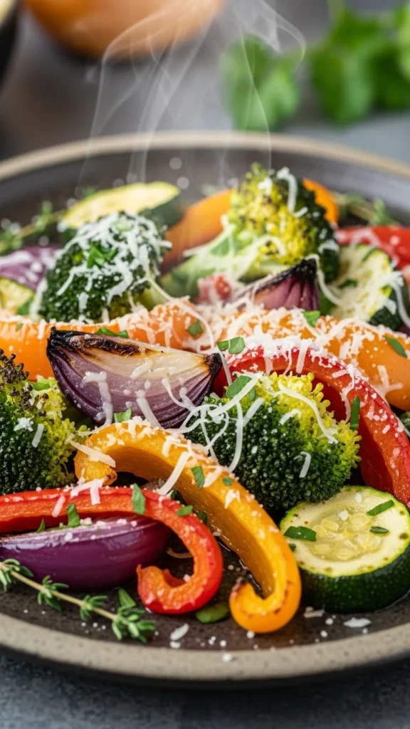 Sheet-Pan Garlic Parmesan Veggies