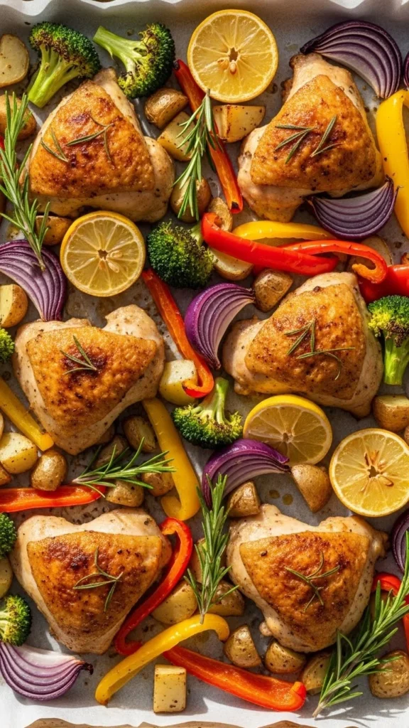 Sheet-Pan Lemon Herb Chicken & Veggies