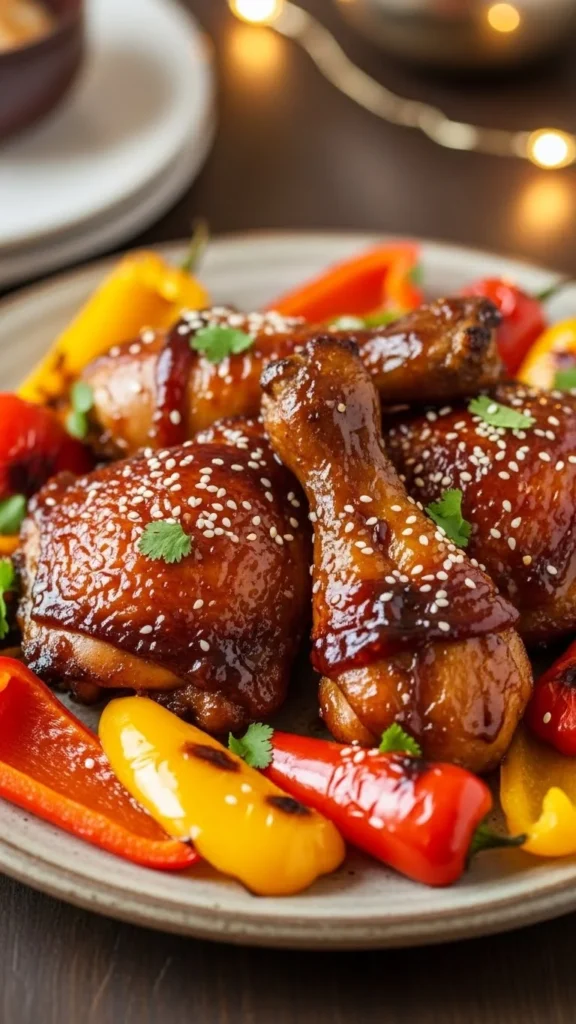 Sheet-Pan Sweet Chili Chicken & Peppers