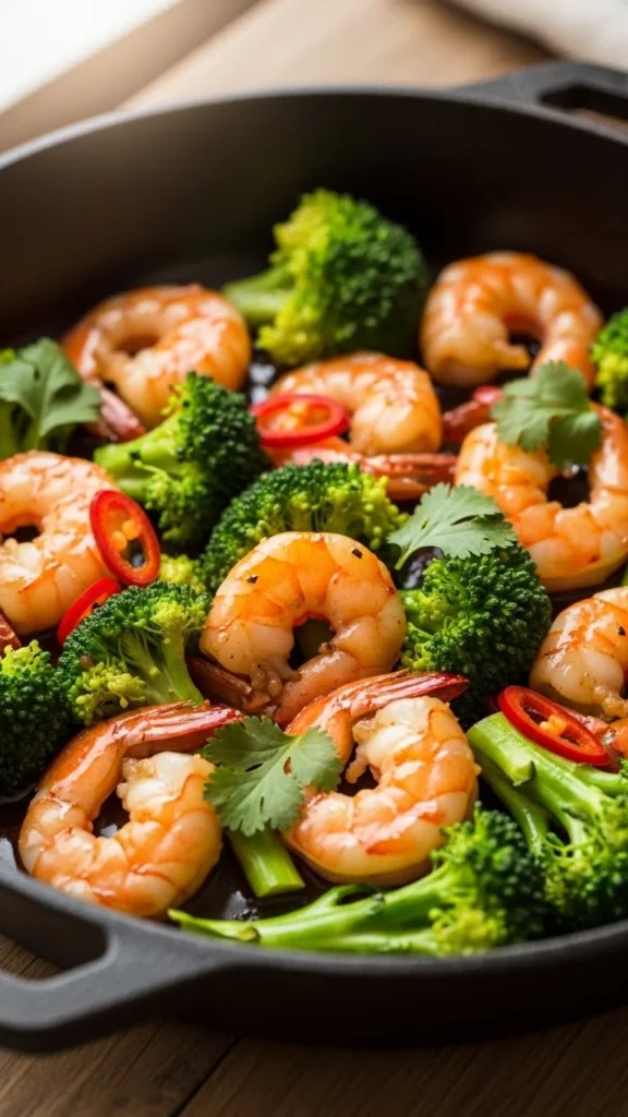Shrimp and Broccoli Stir-Fry