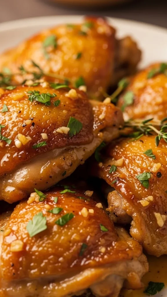 Slow Cooker Garlic Butter Chicken