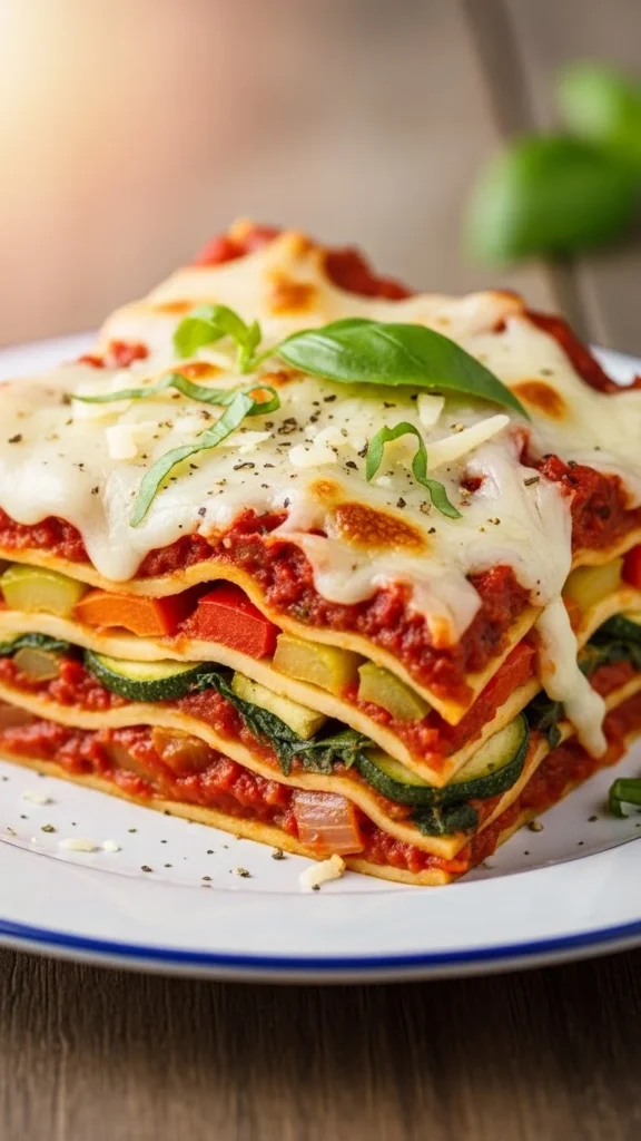 Slow Cooker Veggie Lasagna
