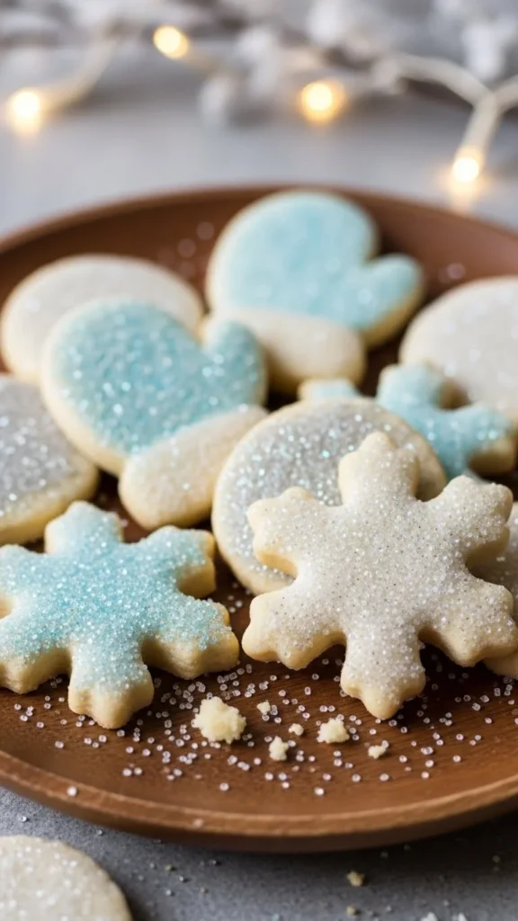 Snow-Flecked Sugar Cookies