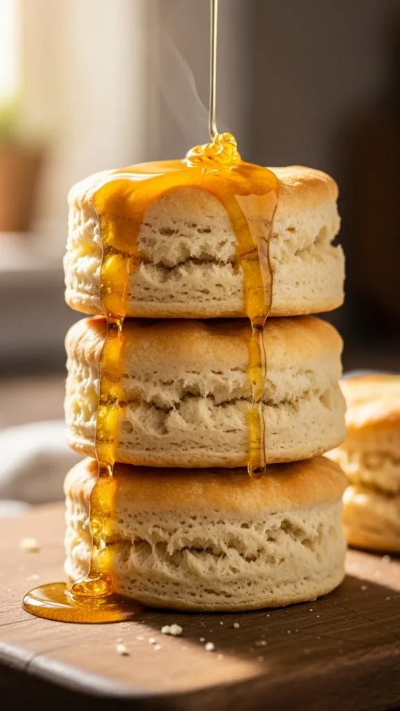 Soft Morning Honey Biscuits