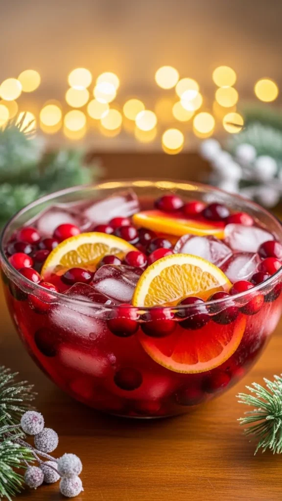 Sparkling Cranberry Citrus Punch