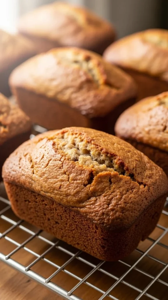 Spiced Banana Mini Loaves