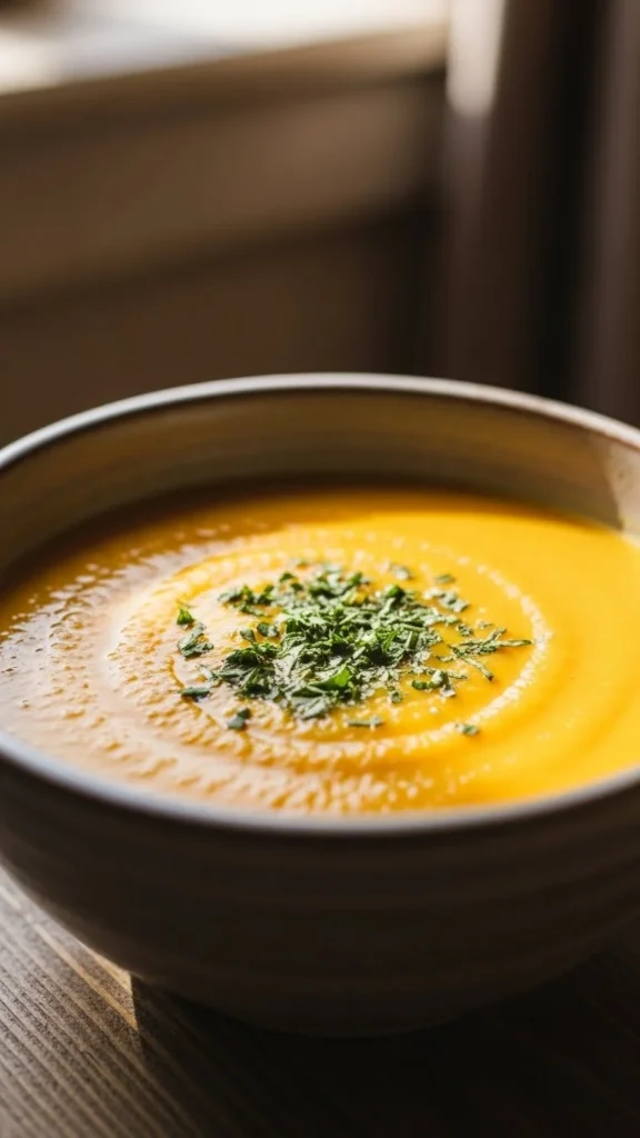 Spiced Carrot Ginger Soup