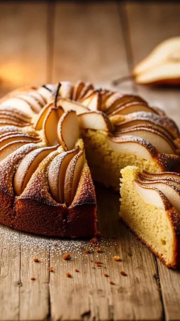 Spiced Pear Cake