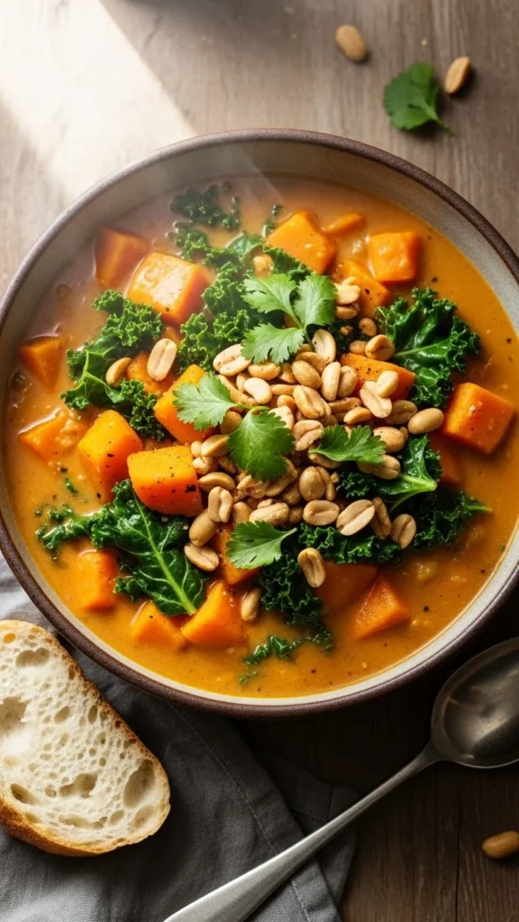 Spiced Sweet Potato Peanut Stew
