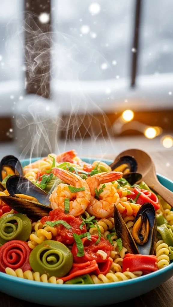 Spicy Seafood Pasta