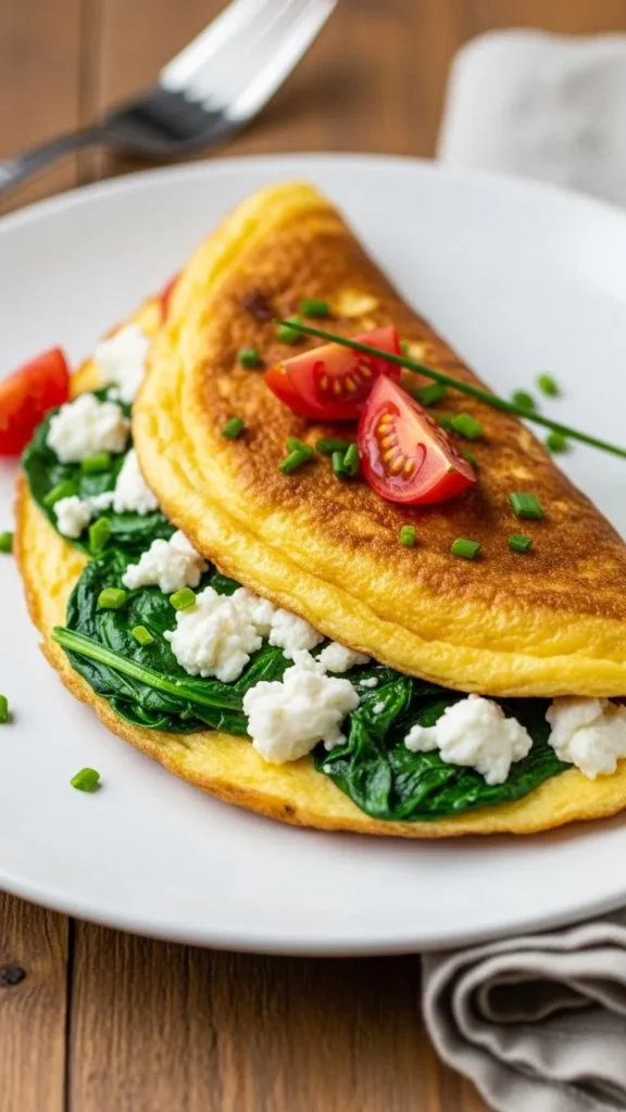 Spinach & Feta Omelet