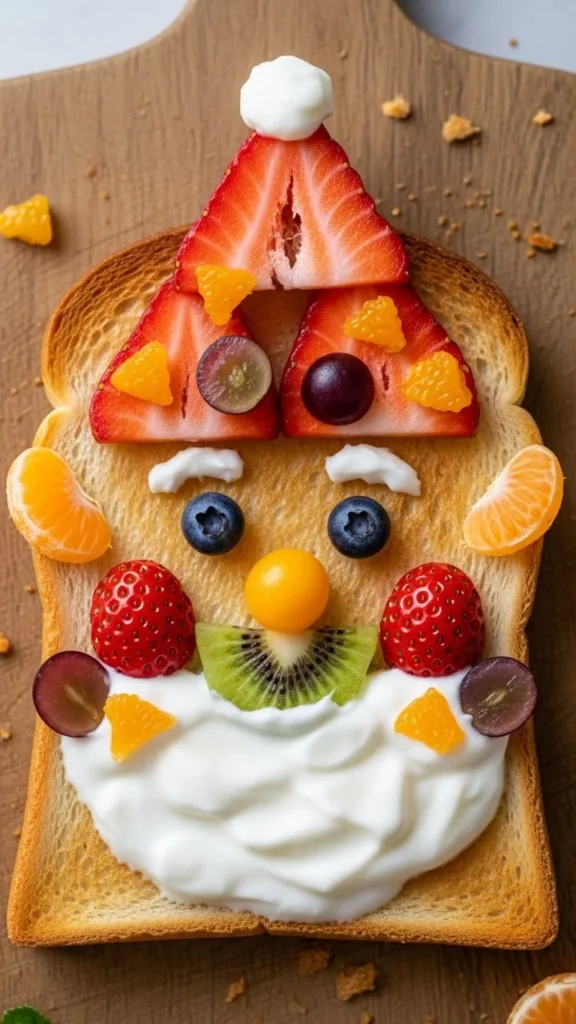 Strawberry Christmas Elf Toast